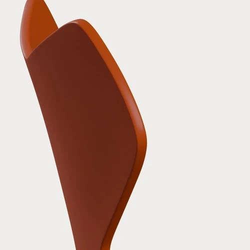 Fritz Hansen Grand Prix eetkamerstoel chrome ash lacquered Paradise Orange