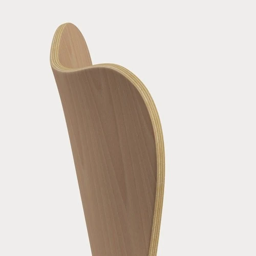Fritz Hansen Series 7 Vlinderstoel black clear lacquered beech