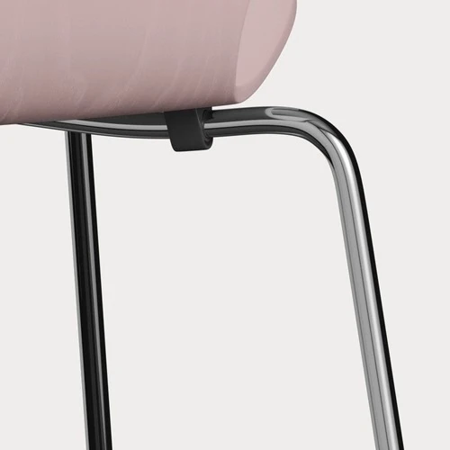 Fritz Hansen Series 7 Vlinderstoel chrome ash coloured Pale Rose