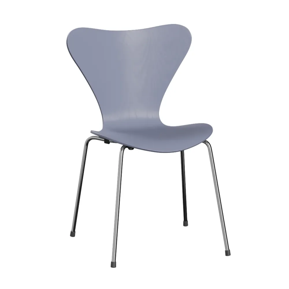 Fritz Hansen Series 7 Vlinderstoel chrome ash coloured Lavender Blue