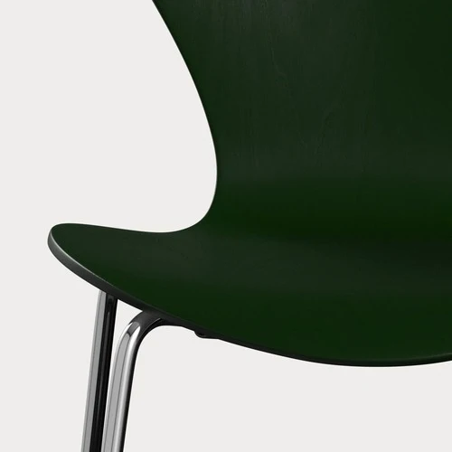 Fritz Hansen Series 7 Vlinderstoel chrome ash coloured Evergreen