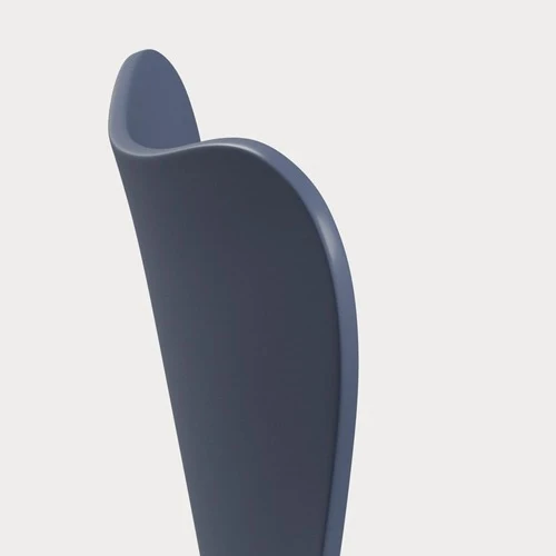 Fritz Hansen Series 7 Vlinderstoel chrome ash lacquered Dusk Blue