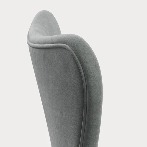 Fritz Hansen Series 7 Vlinderstoel chrome Belfast Seal Grey