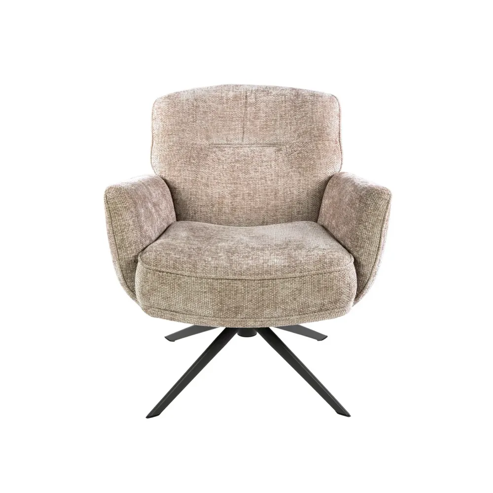 Giga Living Fauteuil Forza - Zand - Draaibaar Giga Meubel