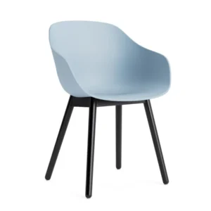HAY About Chair AAC 212 eetkamerstoel zwart gelakt eiken Slate Blue 2.0