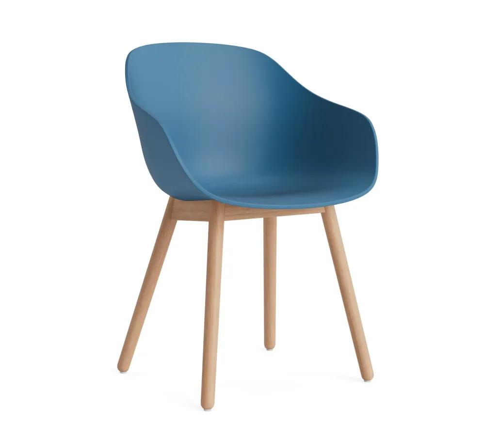 HAY About Chair AAC 212 eetkamerstoel gelakt eiken Azure Blue 2.0