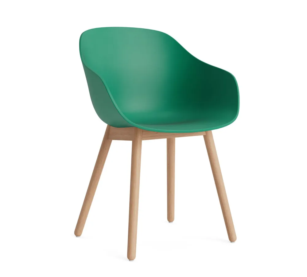 HAY About Chair AAC 212 eetkamerstoel gelakt eiken Teal Green 2.0