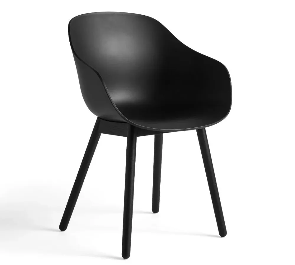 HAY About Chair AAC 212 eetkamerstoel zwart gelakt eiken Black 2.0