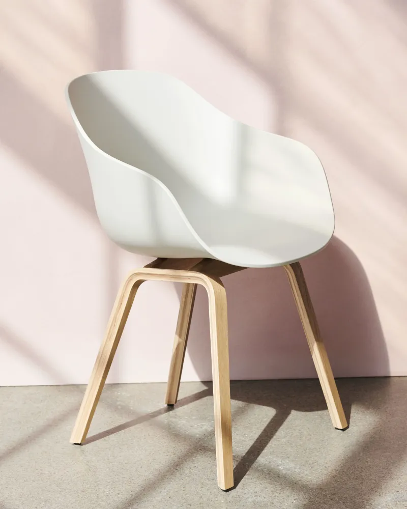HAY About Chair AAC 222 eetkamerstoel gelakt eiken Slate Blue 2.0