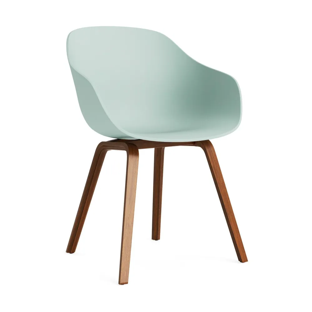 HAY About Chair AAC 222 eetkamerstoel walnoot Dusty Mint 2.0