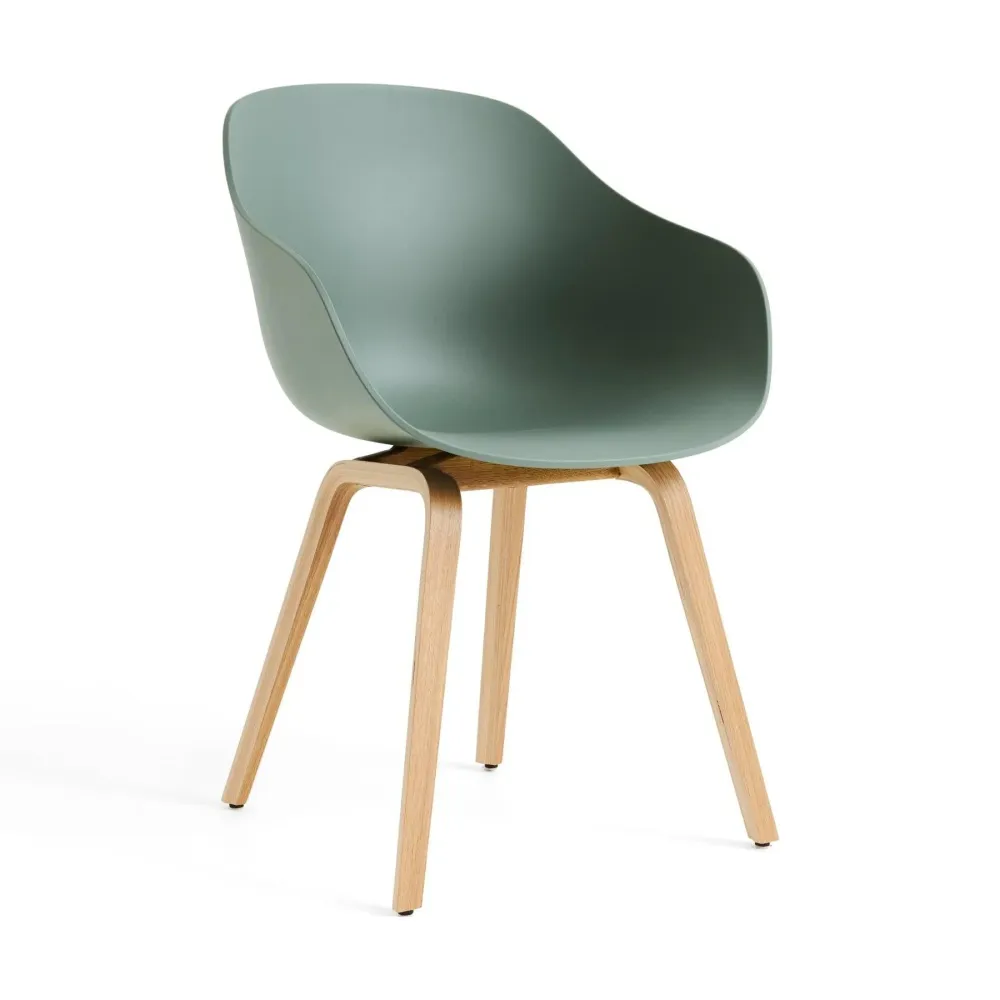 HAY About Chair AAC 222 eetkamerstoel gelakt eiken Fall Green 2.0
