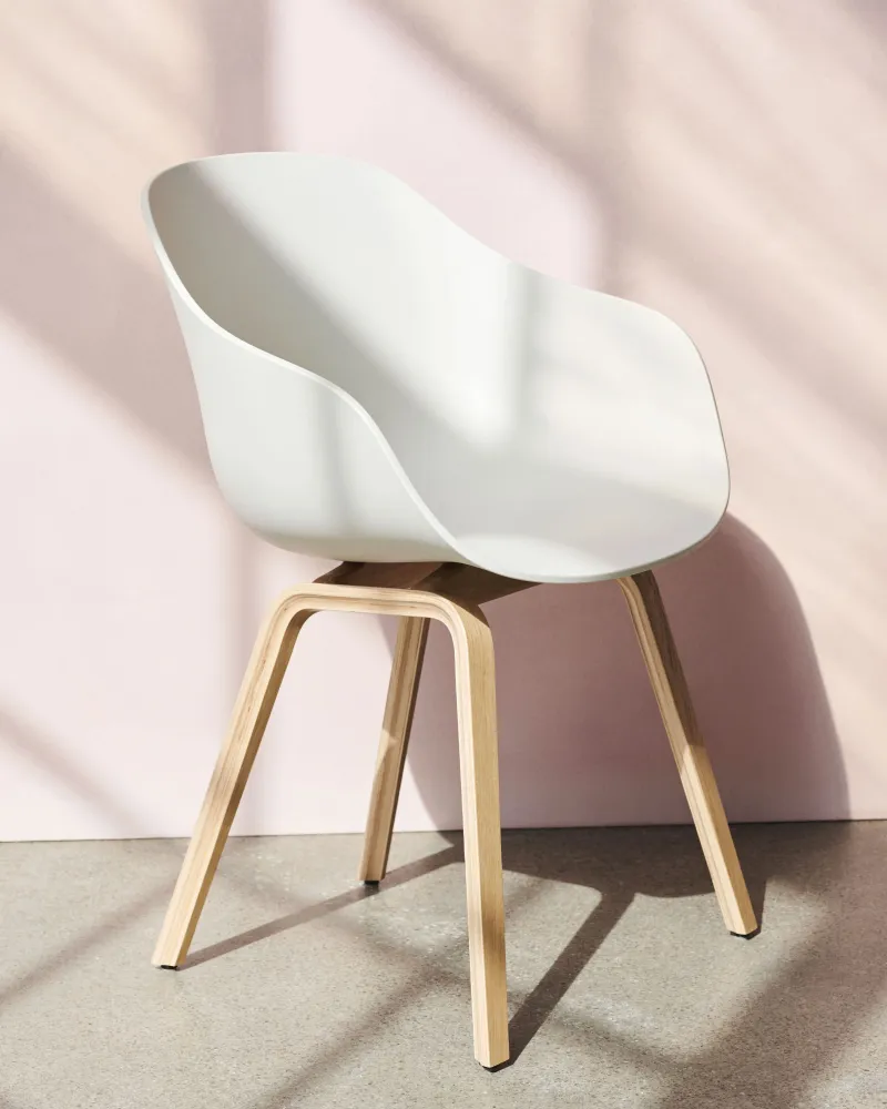 HAY About Chair AAC 222 eetkamerstoel gelakt eiken Melange Cream 2.0