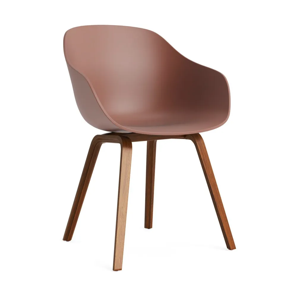 HAY About Chair AAC 222 eetkamerstoel walnoot Soft Brick 2.0