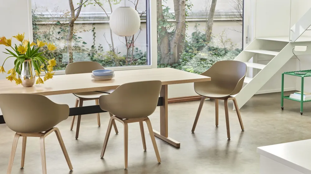 HAY About Chair AAC 222 eetkamerstoel walnoot Soft Brick 2.0