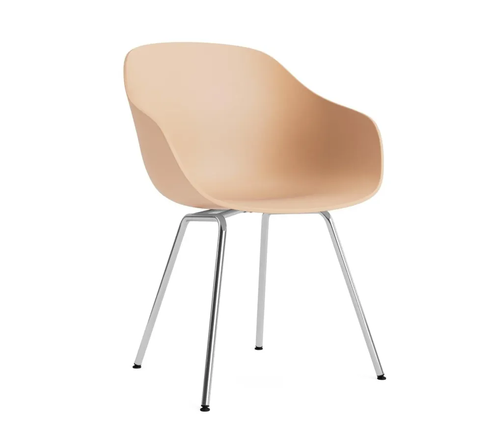 HAY About Chair AAC 226 eetkamerstoel chroom Pale Peach 2.0