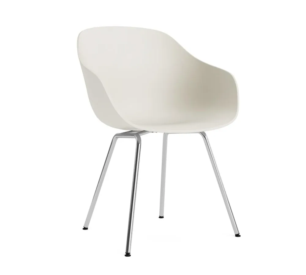 HAY About Chair AAC 226 eetkamerstoel chroom Melange Cream 2.0