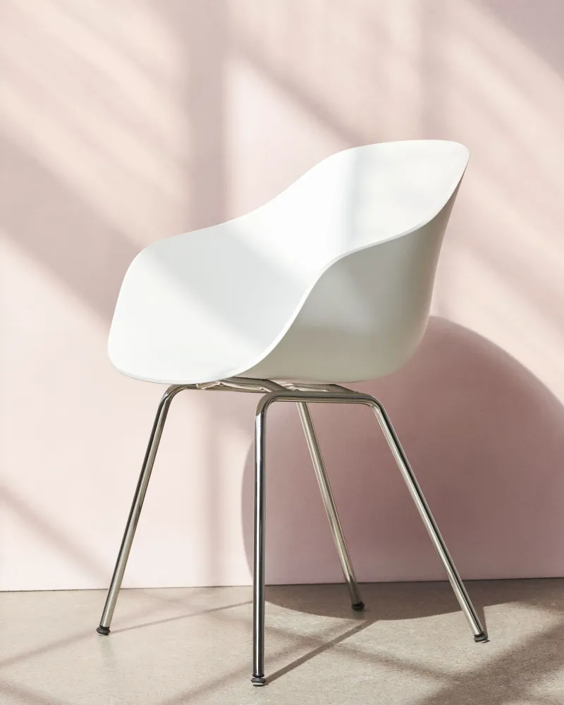 HAY About Chair AAC 226 eetkamerstoel chroom Melange Cream 2.0