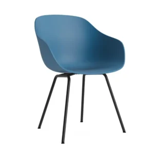 HAY About Chair AAC 226 eetkamerstoel staal zwart Azure Blue 2.0