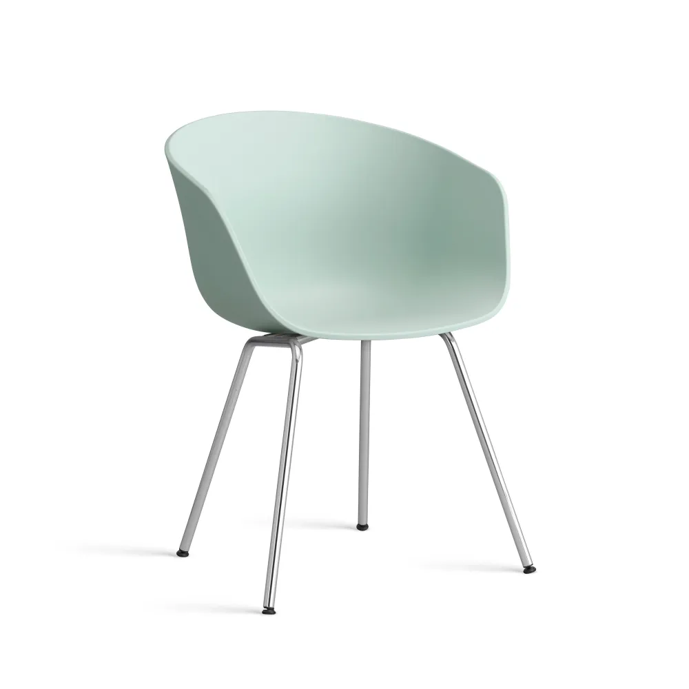 HAY About Chair AAC 26 eetkamerstoel chroom Dusty Mint 2.0