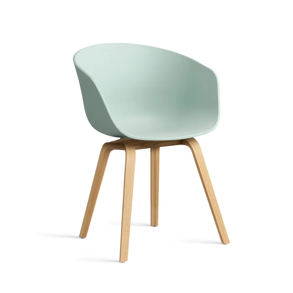 HAY About Chair AAC 22 eetkamerstoel gelakt eiken Dusty Mint 2.0