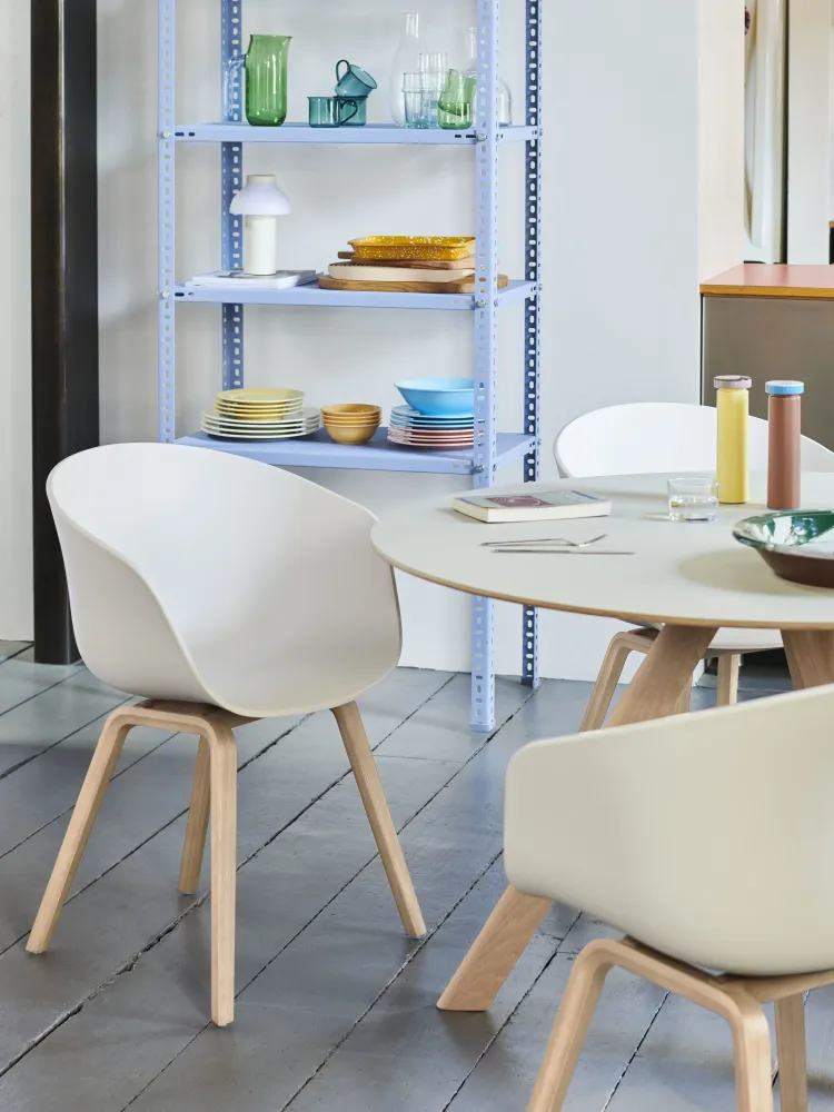 HAY About Chair AAC 22 eetkamerstoel gelakt eiken Teal Green 2.0