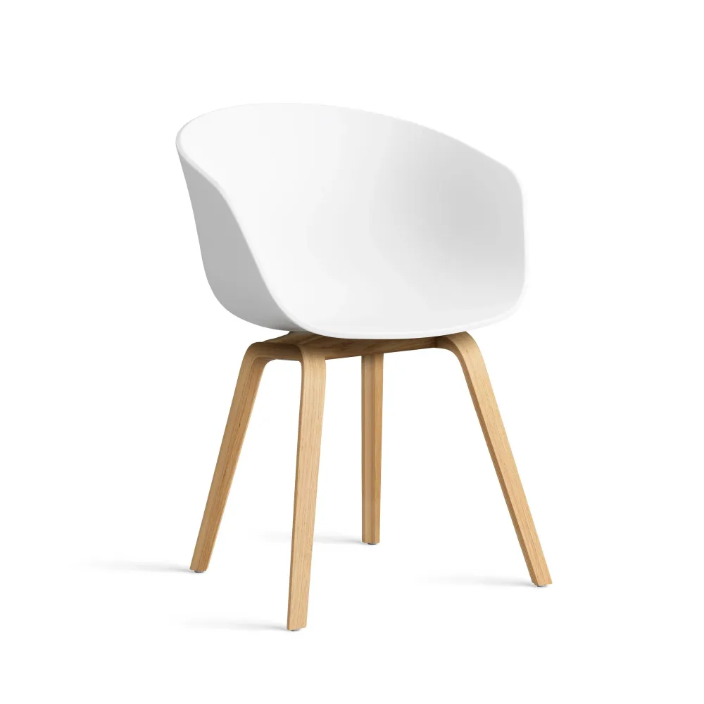 HAY About Chair AAC 22 eetkamerstoel gelakt eiken White 2.0