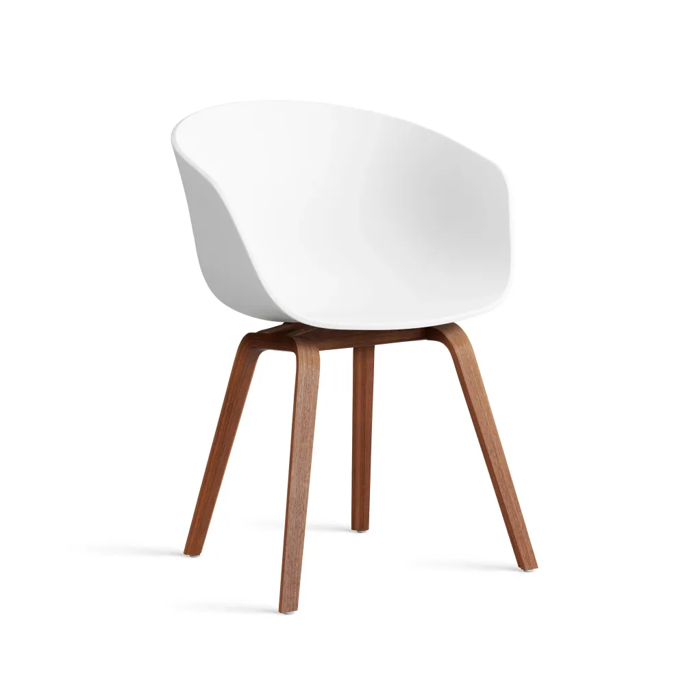 HAY About Chair AAC 22 eetkamerstoel walnoot White 2.0