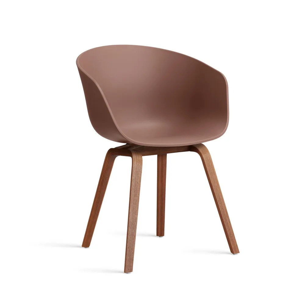 HAY About Chair AAC 22 eetkamerstoel walnoot Soft Brick 2.0