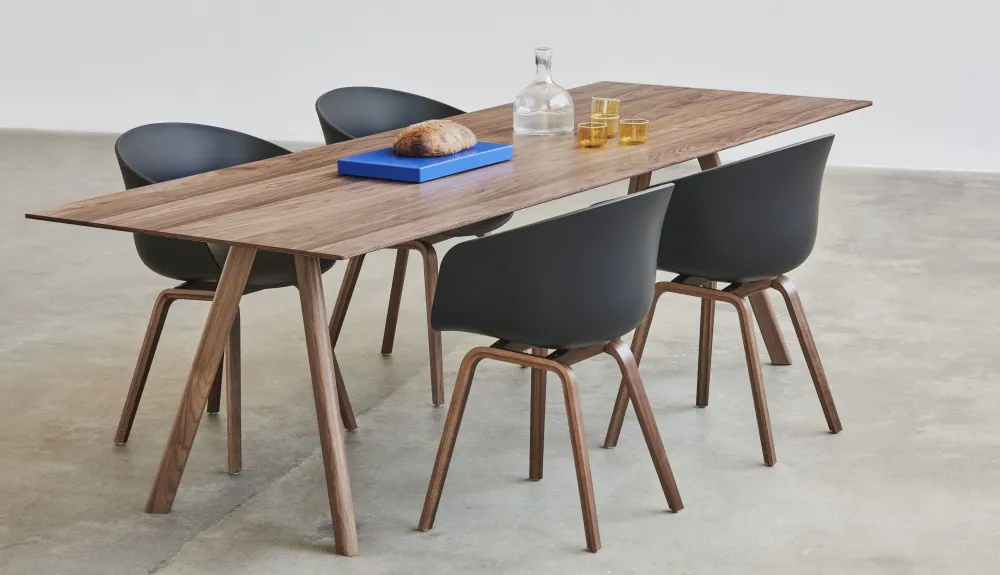 HAY About Chair AAC 22 eetkamerstoel walnoot Soft Brick 2.0