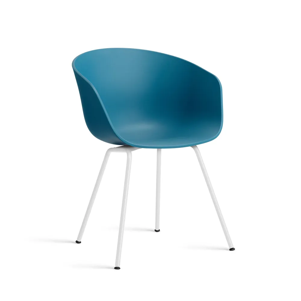 HAY About Chair AAC 26 eetkamerstoel wit Azure Blue 2.0