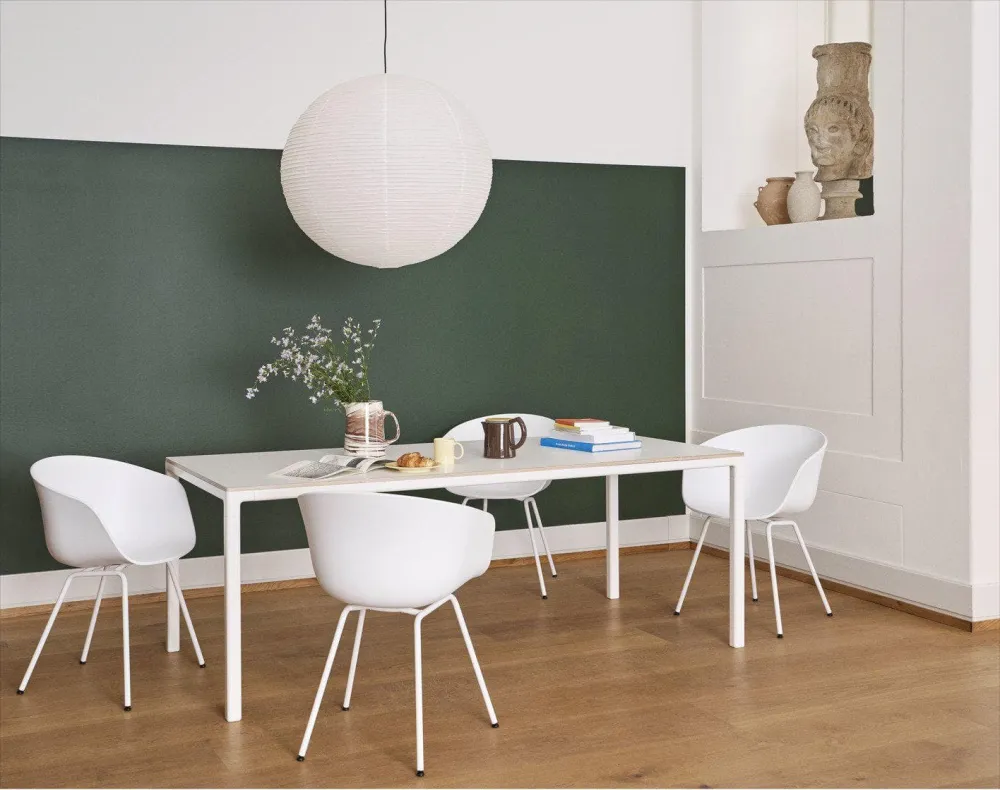 HAY About Chair AAC 26 eetkamerstoel wit Fall Green 2.0