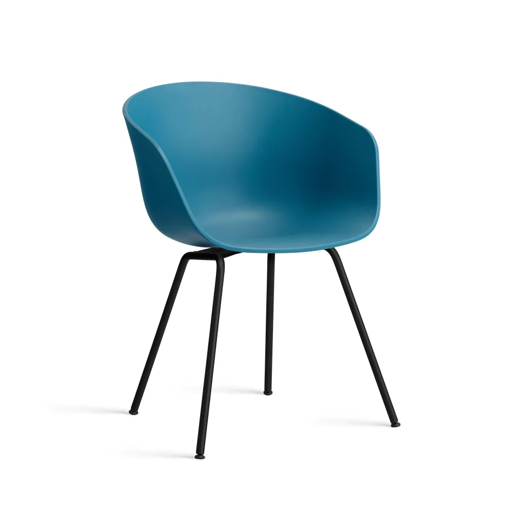 HAY About Chair AAC 26 eetkamerstoel zwart Azure Blue 2.0