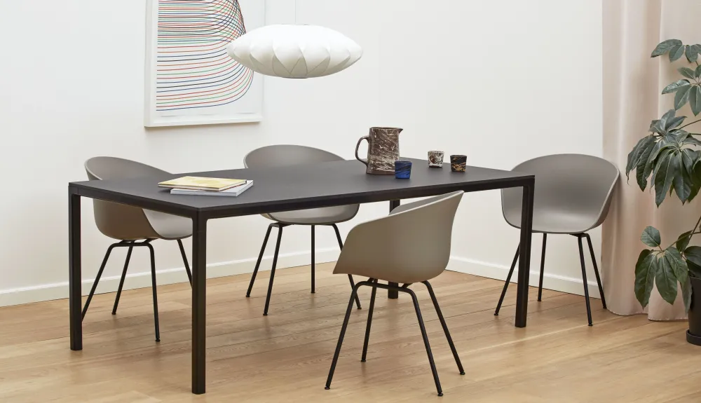 HAY About Chair AAC 26 eetkamerstoel zwart Azure Blue 2.0