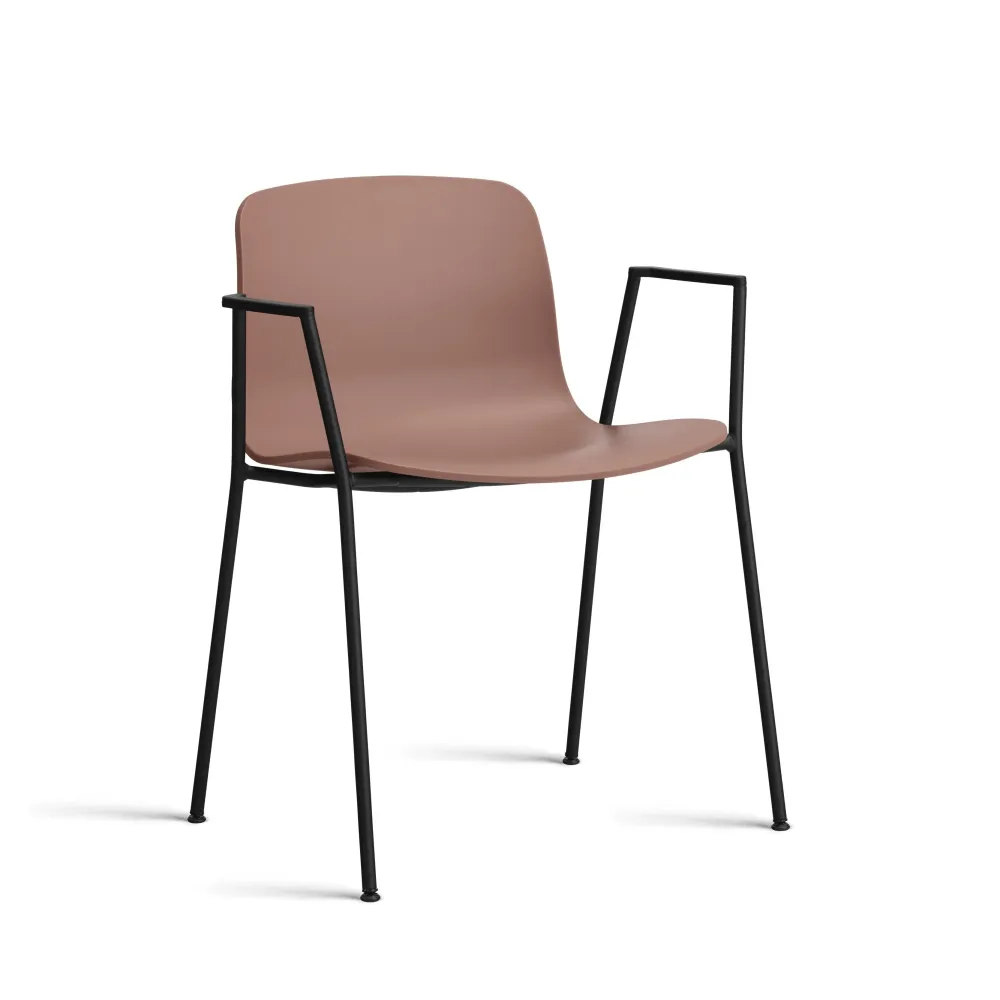 HAY About Chair AAC 18 eetkamerstoel zwart Soft Brick 2.0