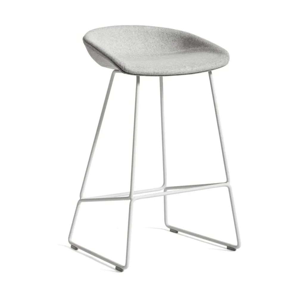 HAY About Stool AAS 39 barkruk H65 wit Divina Melange 120