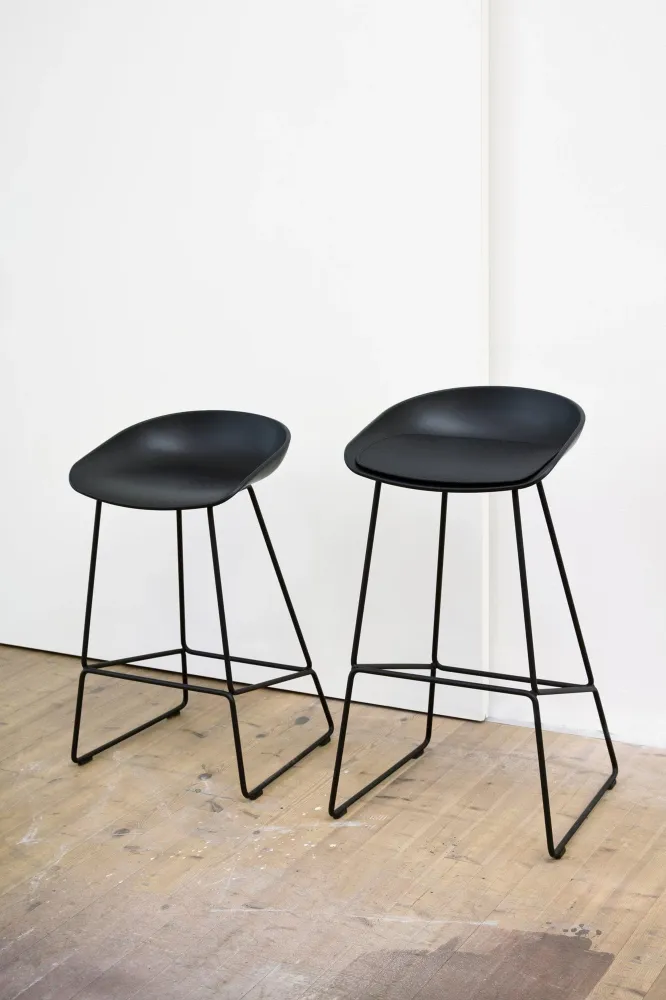 HAY About Stool AAS 38 barkruk H75 Dusty Mint 2.0 RVS