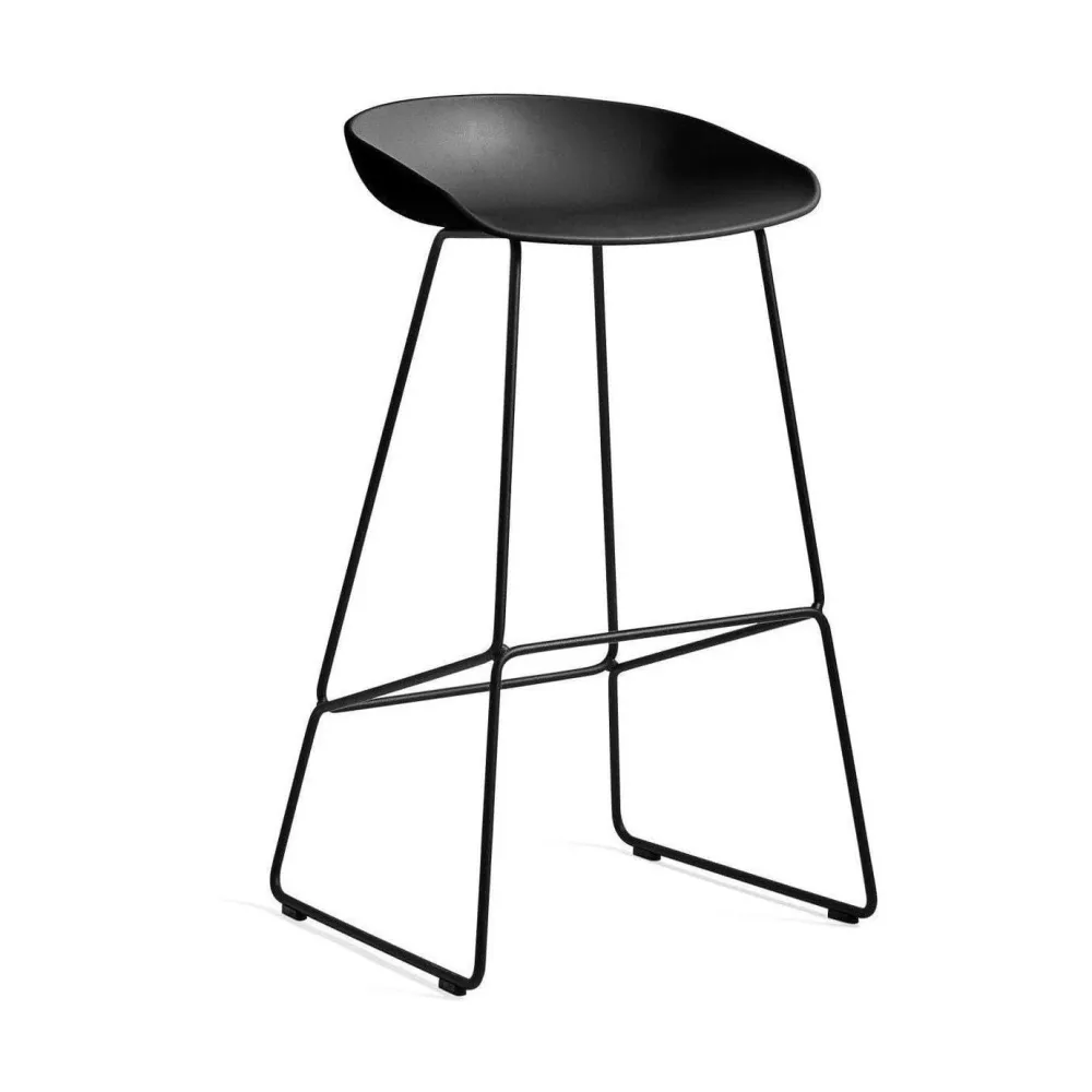 HAY About Stool AAS 38 barkruk H75 zwart Black 2.0
