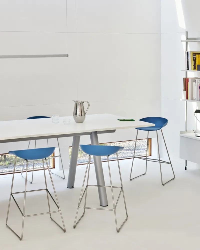 HAY About Stool AAS 38 barkruk H75 zwart White 2.0