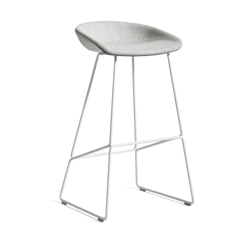 HAY About Stool AAS 39 barkruk H75 wit Divina Melange 120