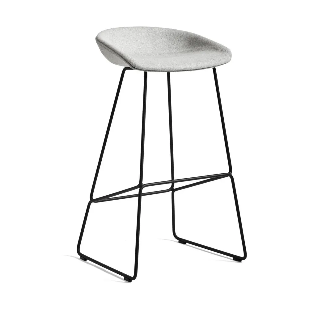 HAY About Stool AAS 39 barkruk H75 zwart Divina Melange 120