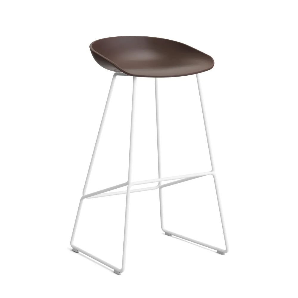 HAY About Stool AAS 38 barkruk H75 wit Raisin 2.0