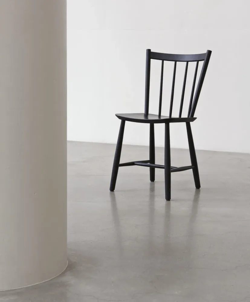 HAY J41 eetkamerstoel waterbasis gelakt beuken white