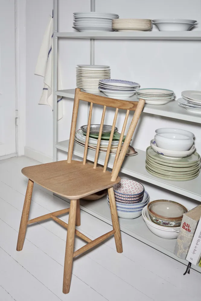 HAY J41 eetkamerstoel waterbasis gelakt beuken white