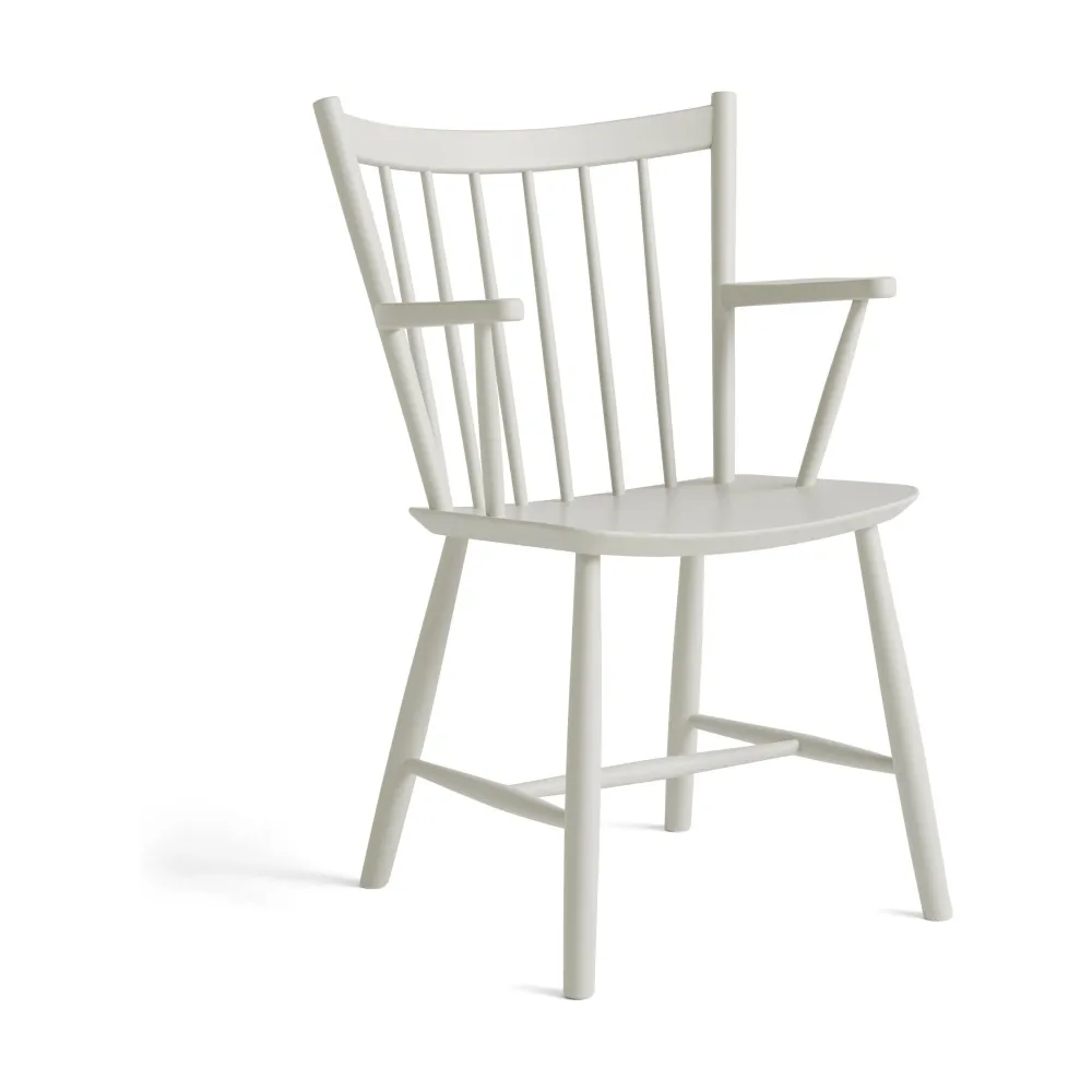 HAY J42 eetkamerstoel waterbasis gelakt beuken warm grey