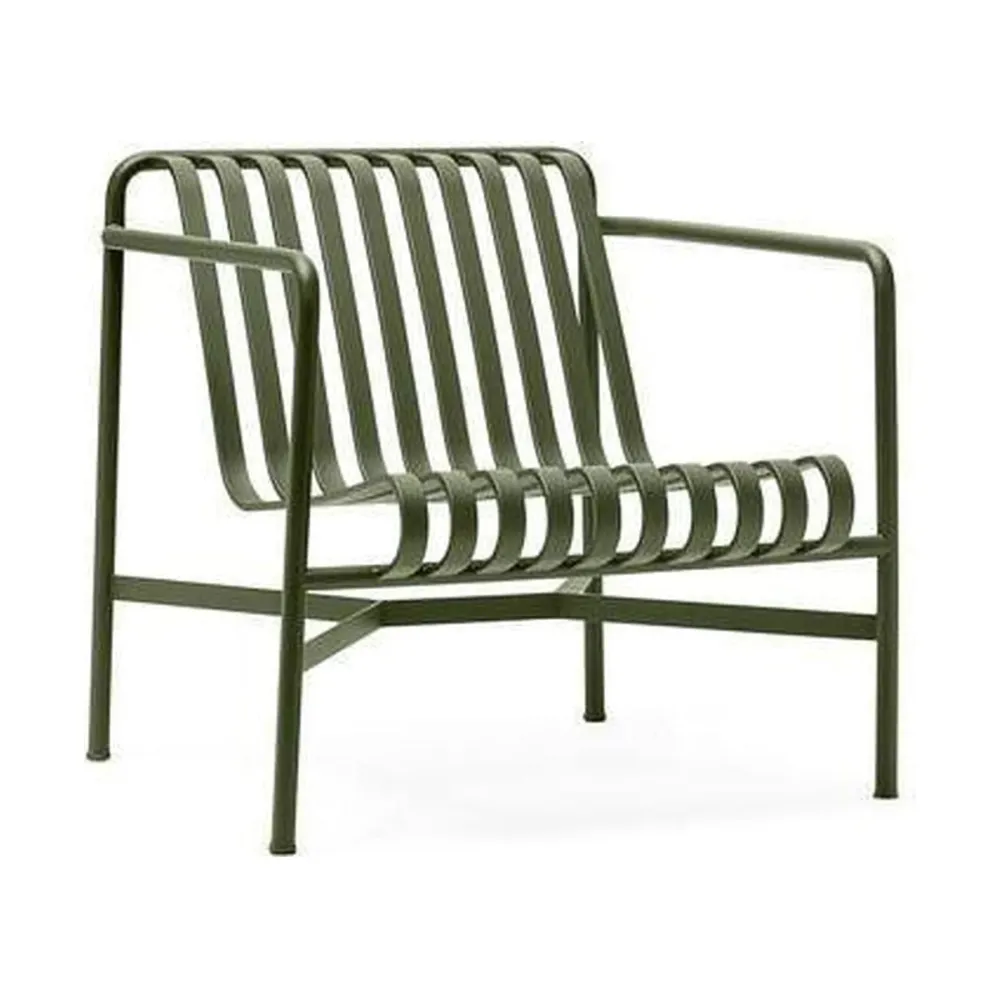 HAY Palissade lounge low tuinstoel olive
