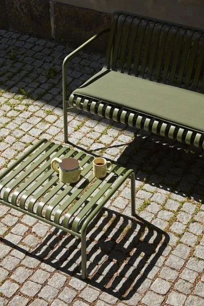 HAY Palissade ottoman Olive 65x60