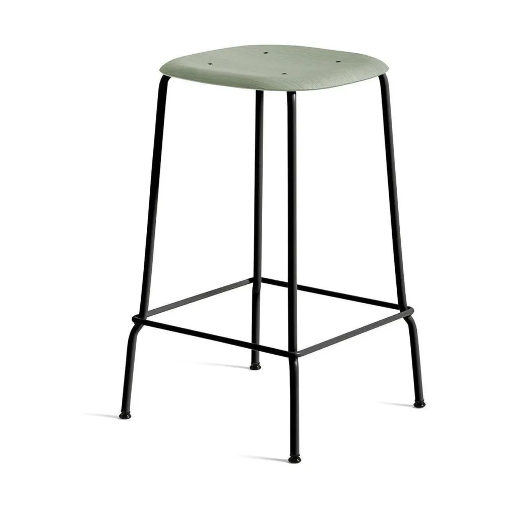 HAY Soft Edge 80 barkruk H65 dusty green