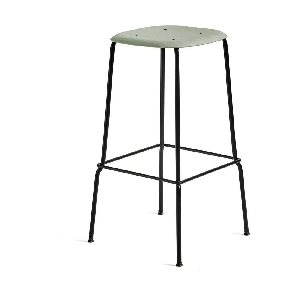 HAY Soft Edge 80 barkruk H75 dusty green