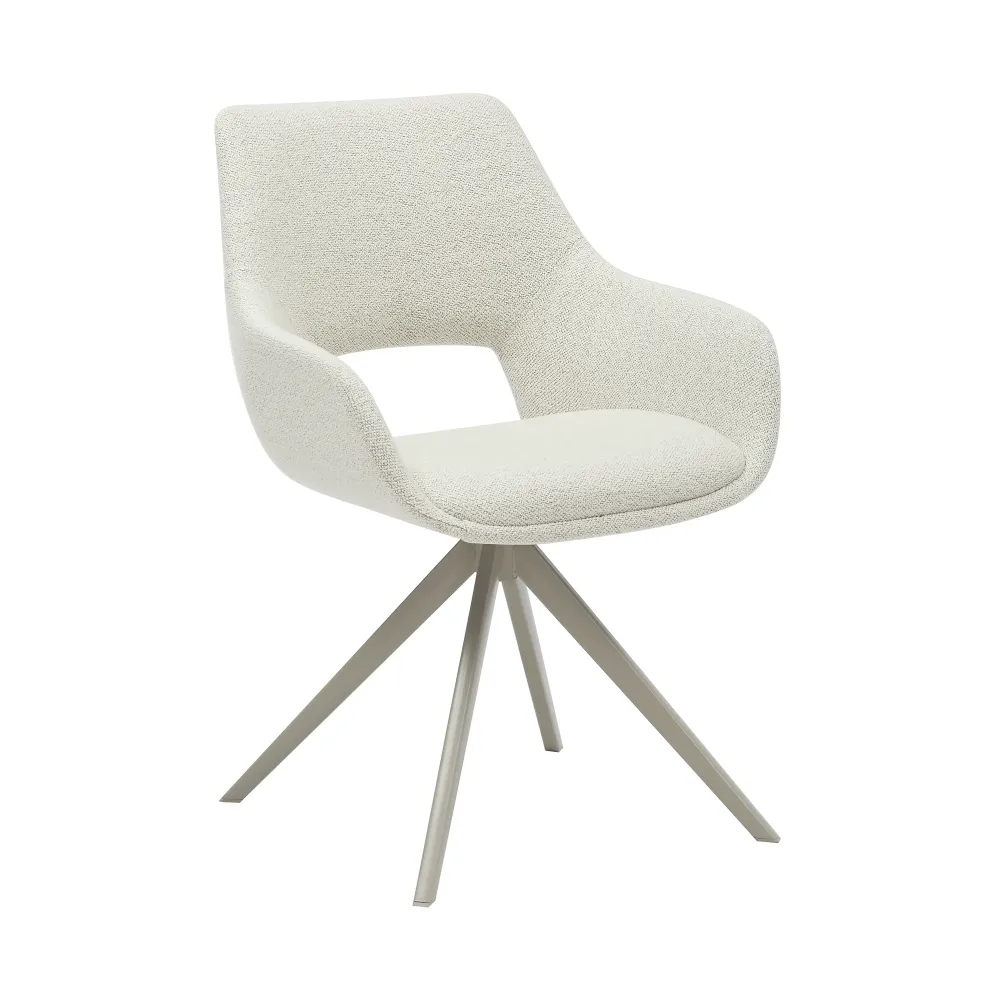 HelloChair HC02 Nowi eetkamerstoel spinpoot beige Monza Naturel HelloChair Originals