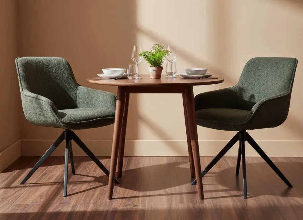 HelloChair HC04 Bloss eetkamerstoel spinpoot zwart Crème HelloChair Originals